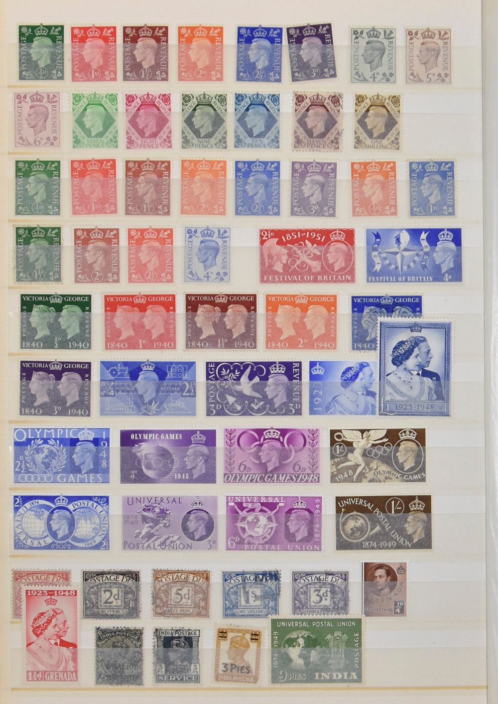 Verschiedenes in Einsteckbüchern, u. a. Indonesien interim, DDR **, Reich, Bund, England und Territorien, einwandfrei/schön/zu kontrollieren