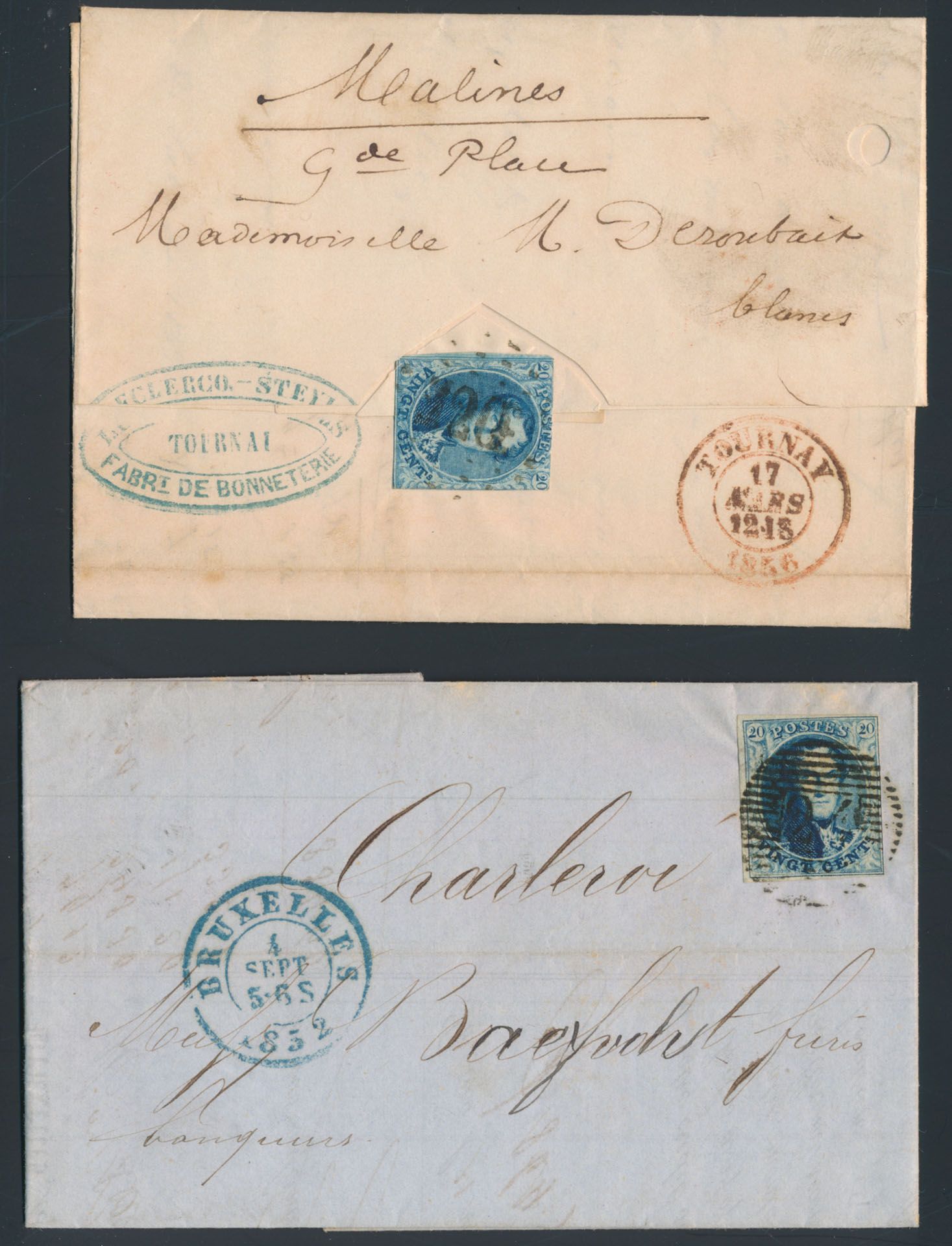 Médaillons non dentelés 
