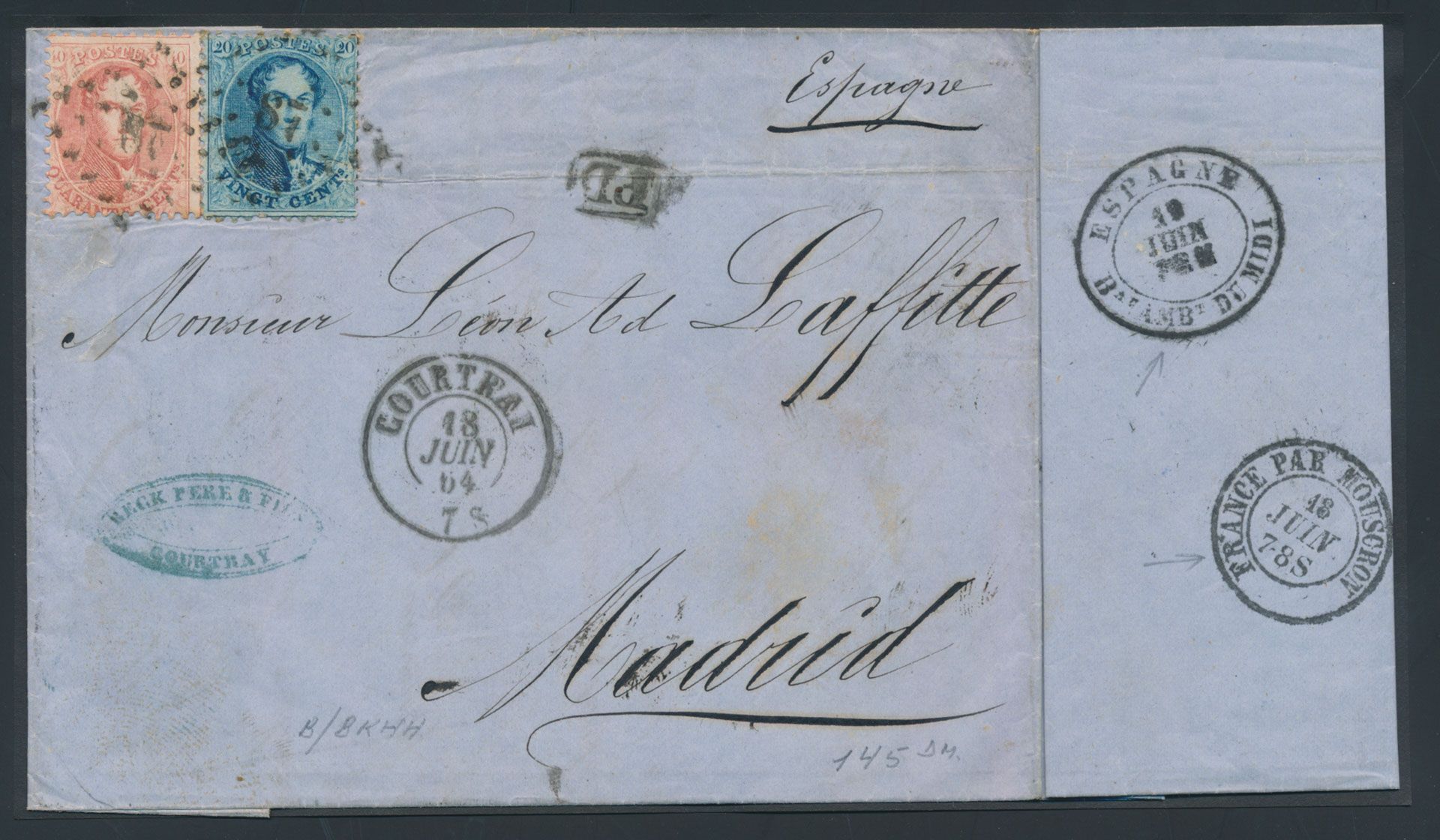 Uitgebreide verzameling in album, vanaf de epauletten, ongetande medaillons tot N° 21, verzameling van zegels met afstempelingen, individueel, op brieven en PWST, vele verschillende combinaties van port en bestemmingen (ook buitenland). Zeer mooie variatie van exemplaren die zeker uw verzameling kan aanvullen en verrijken, zm/m/ntz