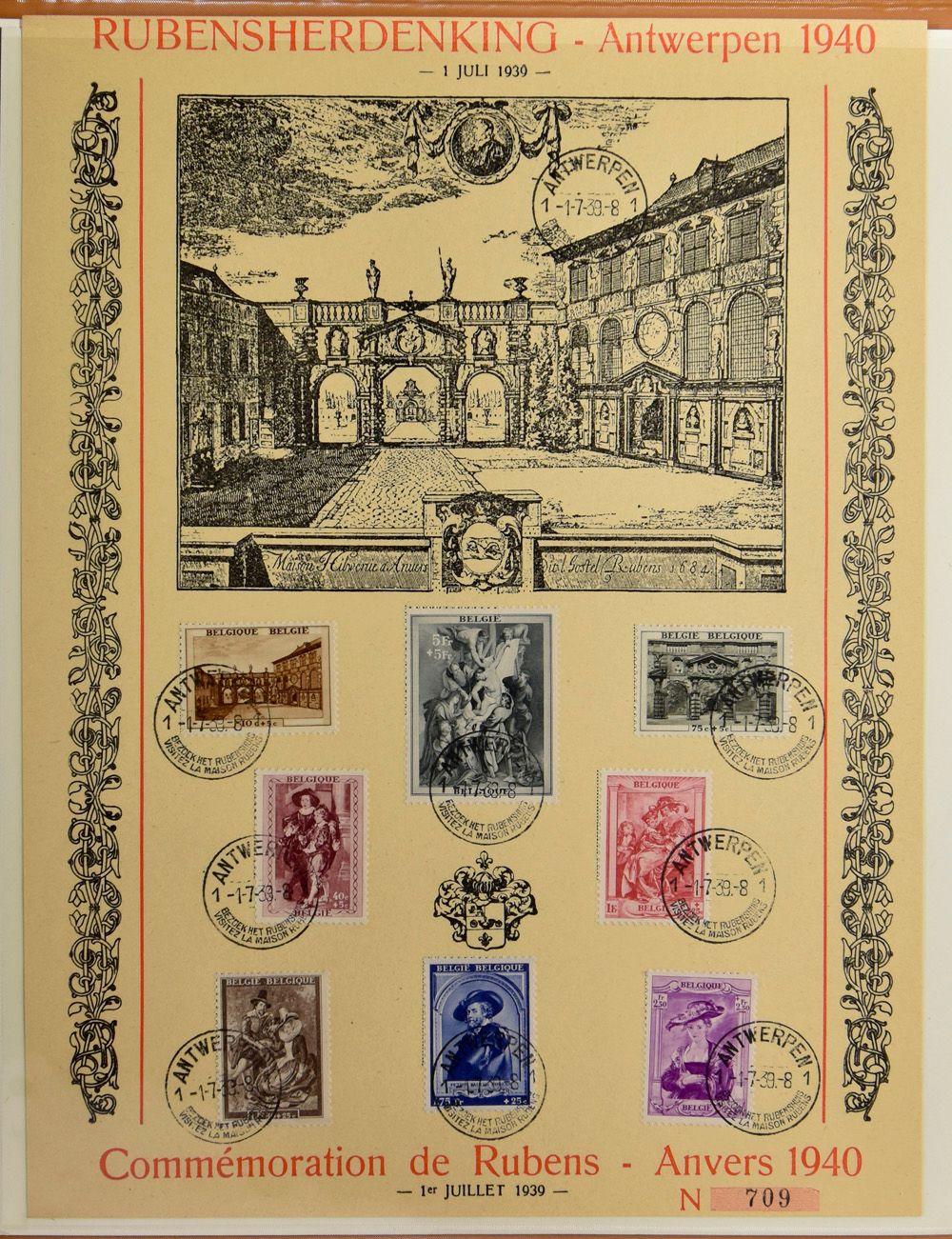1849/1949 Startverzameling in 2 Lindner albums, w.o. volledige reeksen, blokken (o.a. Jordaens & Vander Weyden **), zm/m/ntz