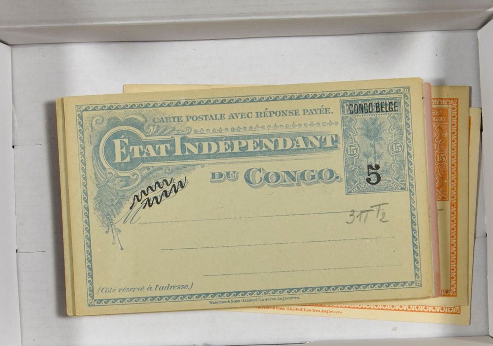 1909/10, 14 items of postal stationeries, all mint, all with overpints of 1909 / 1910, such as 31TT, 33TT, 25T, 21T, 25T, 35T, interesting for overprints studies, vf/f