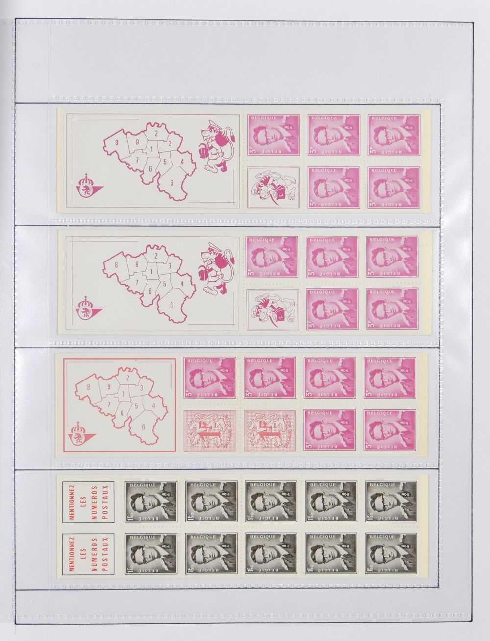 1963/1996 Verzameling boekjes in LX Davo album, w.o. Taxipost verzameling, zm 