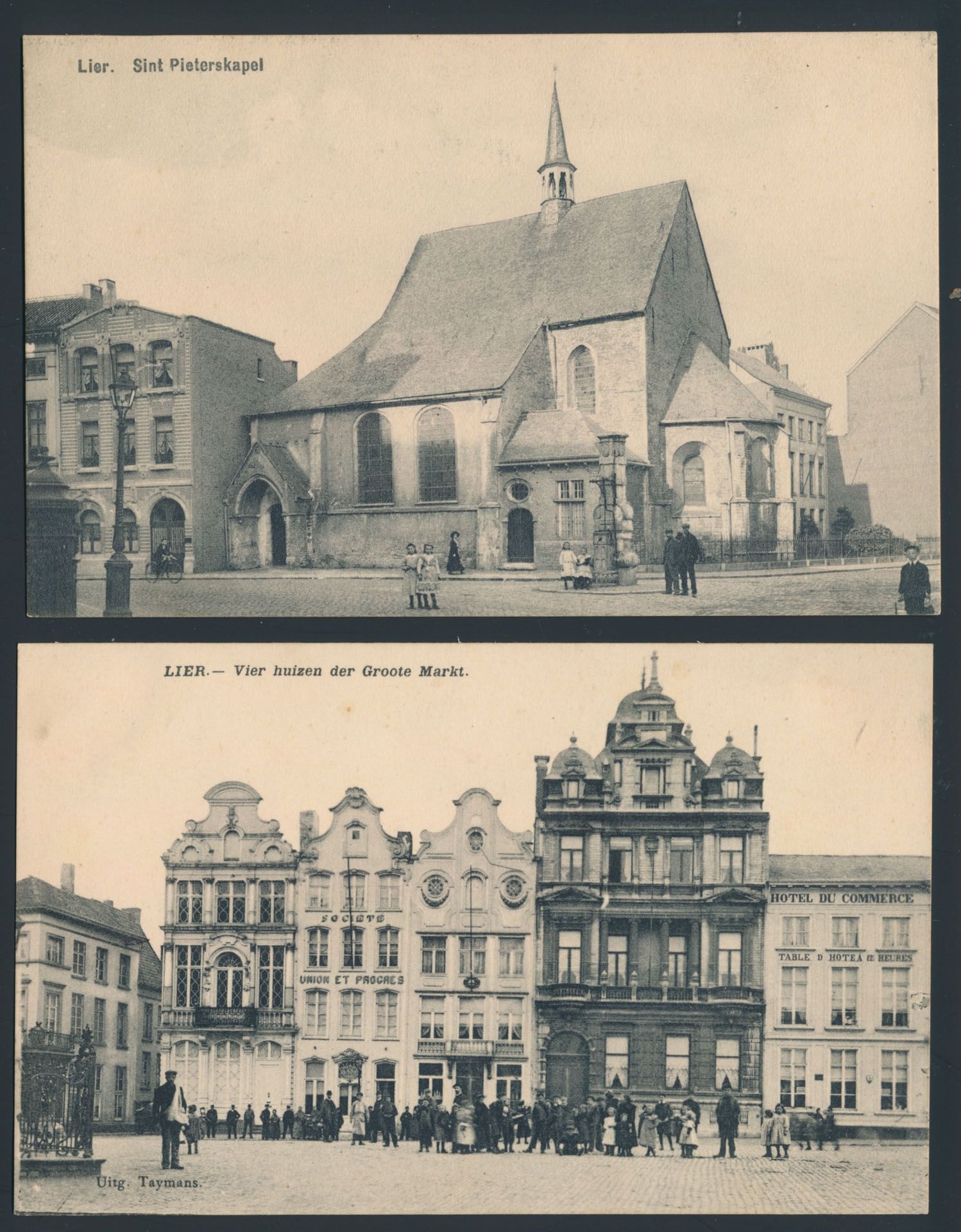 Lier, mooie selectie, w.o. Stadspoort, Sint-Pieters-Kapel, enz. (6 stuks)