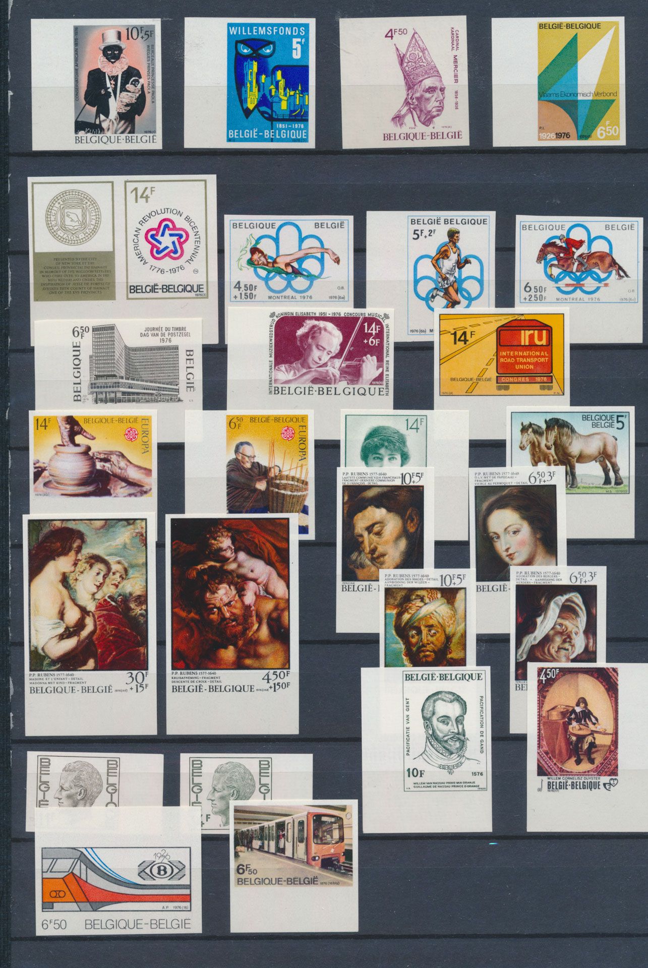 1976 'Volledig (met 3 blokken), zm (OBP €672)