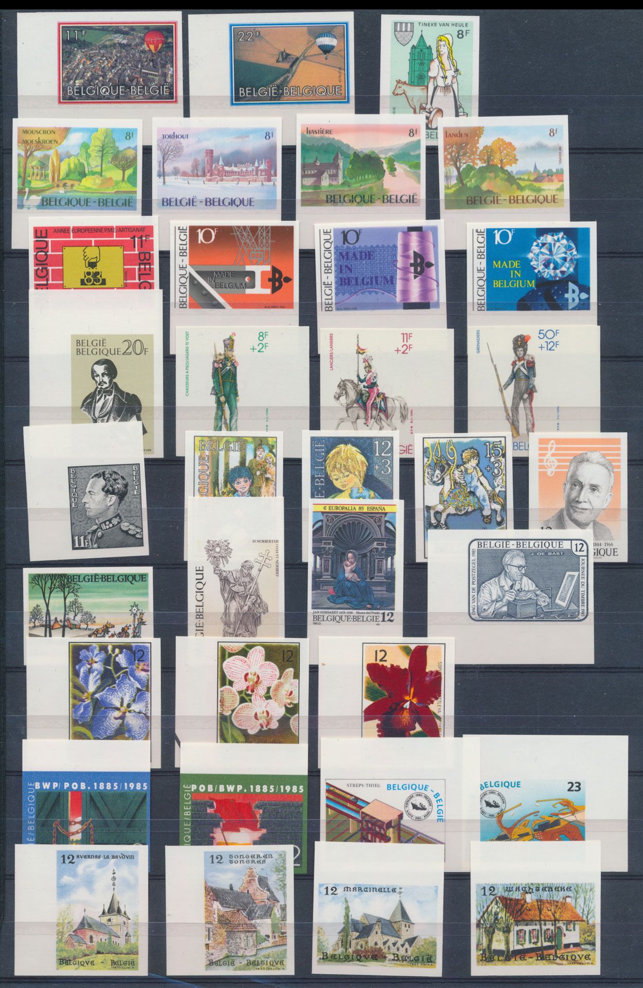 Accumulation 1983 to 1985, 23 sets, vf (OBP €592)