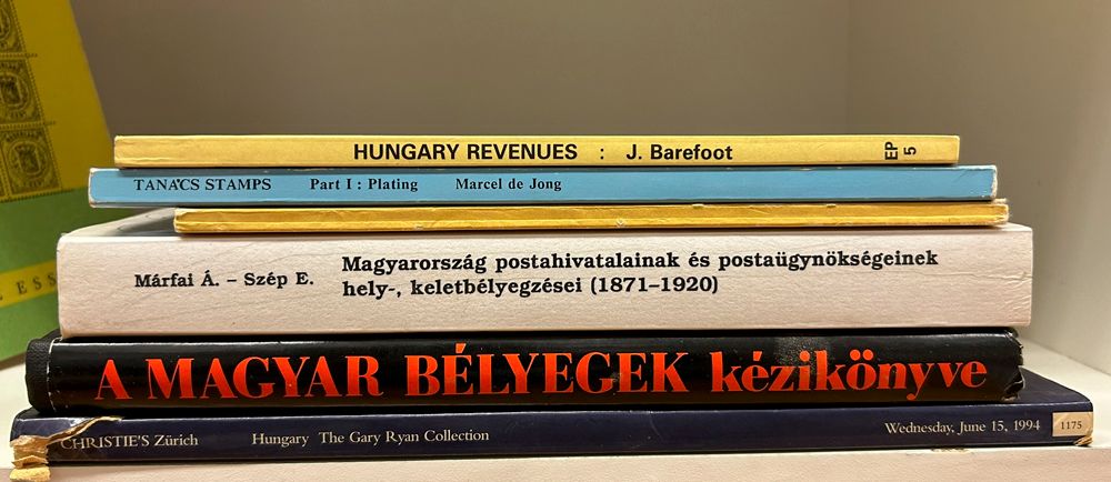 Hongarije, samenstelling van 6 boeken, zie foto op website 