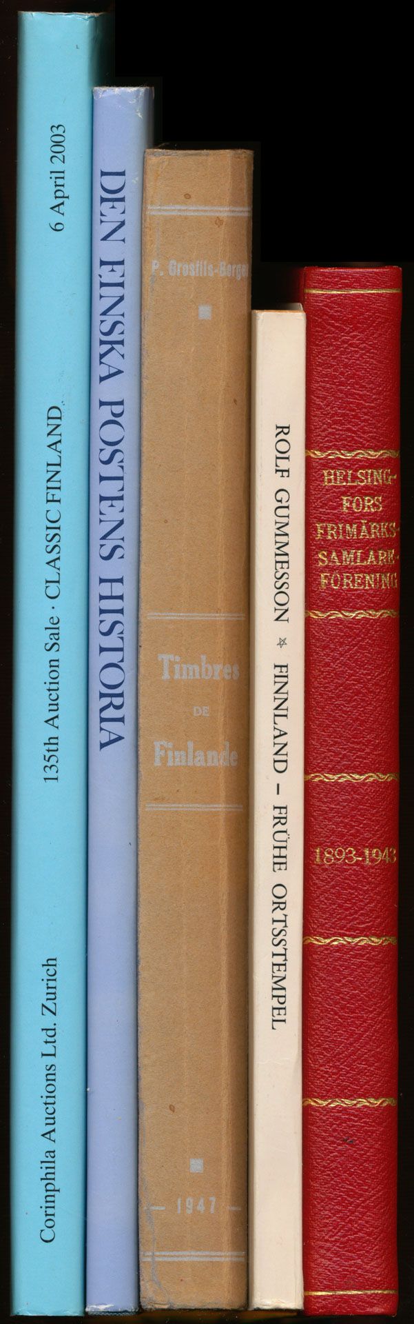 Finland, samenstelling van 5 boeken, zie foto op website 