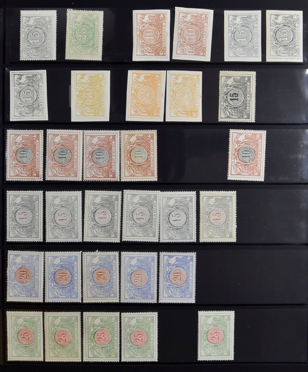 1895/1976, accumulation with duplicates, in ring binder, including imperforate reprints, newspaper, vf/f/to be checked.