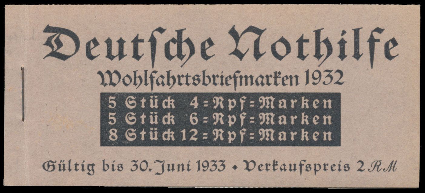 1932 Postzegelboekje MH 31 