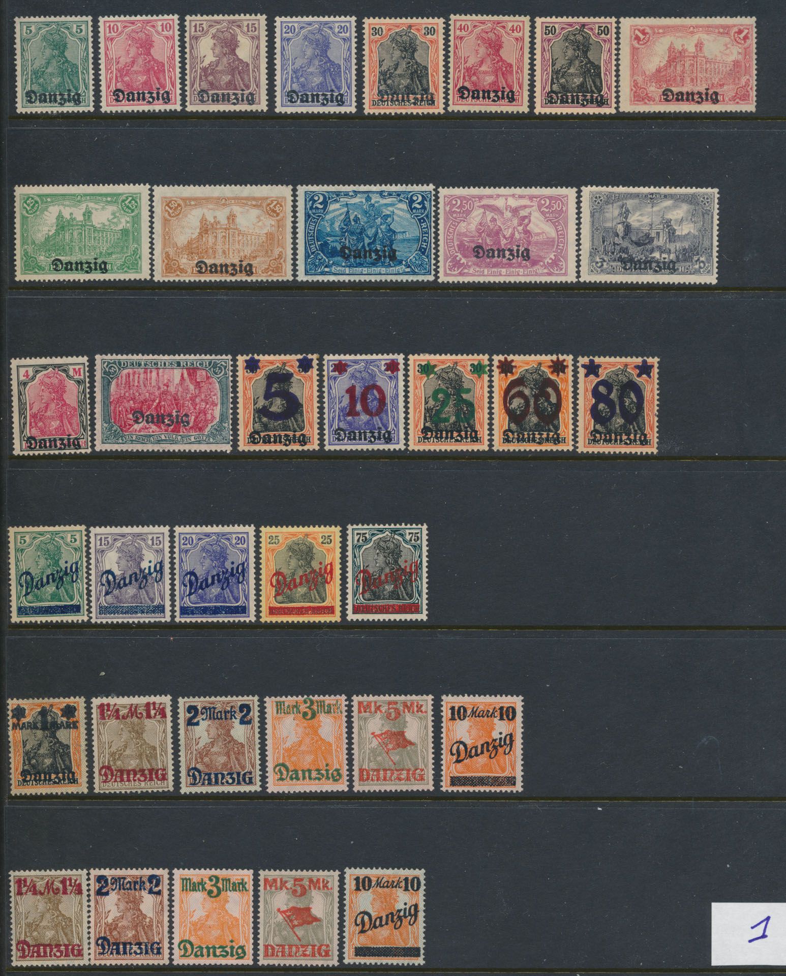 Belle collection sur les encarts à partir de 1920, tb/b (Grande valeur catalogue)