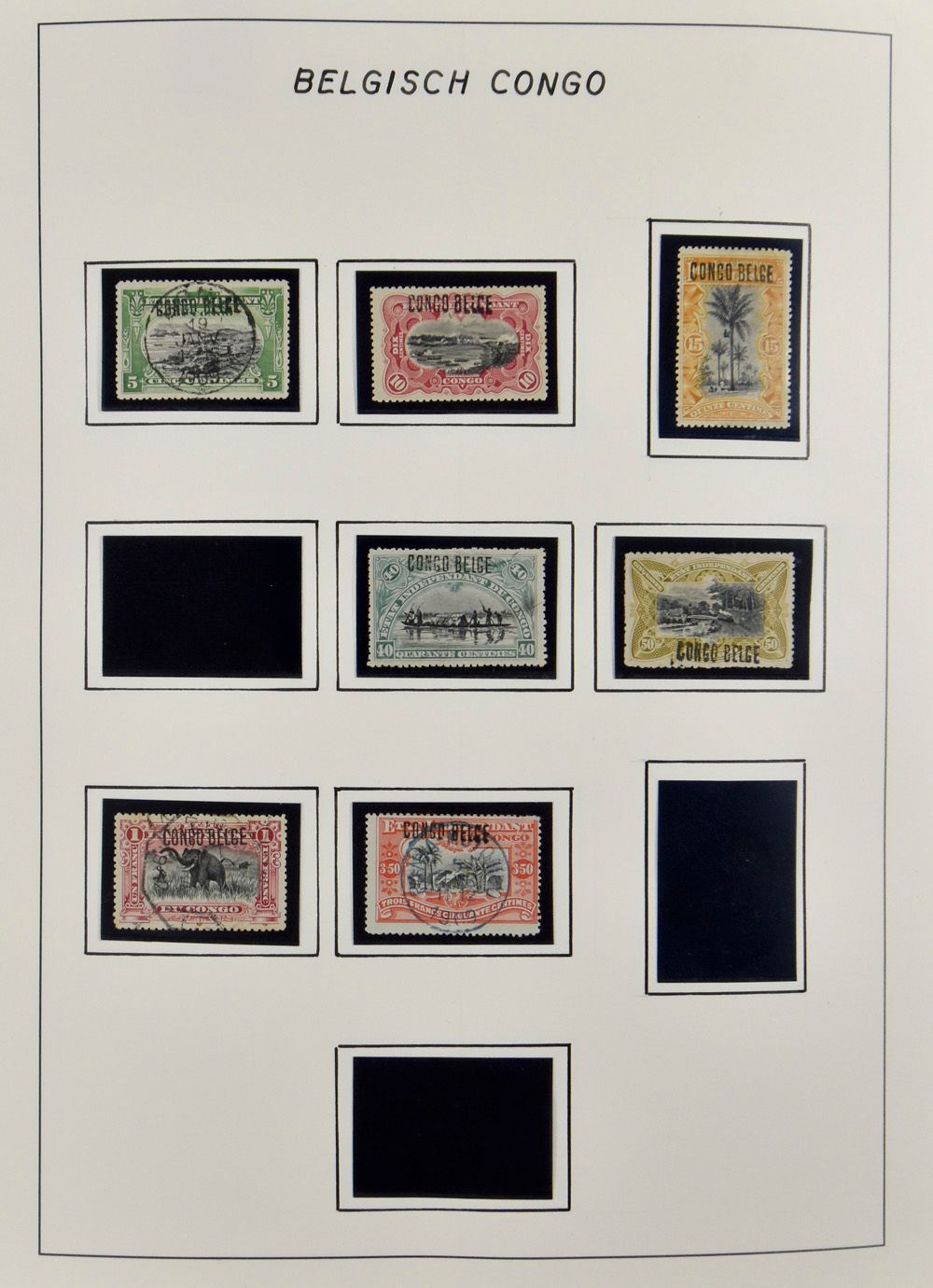 Belgian Congo, Ruanda Urundi, Sud Kasai, Katanga, collection in album, including nice sets, Goutte de lait *, MS **, R. U. 50/61 **, vf/f/to be checked