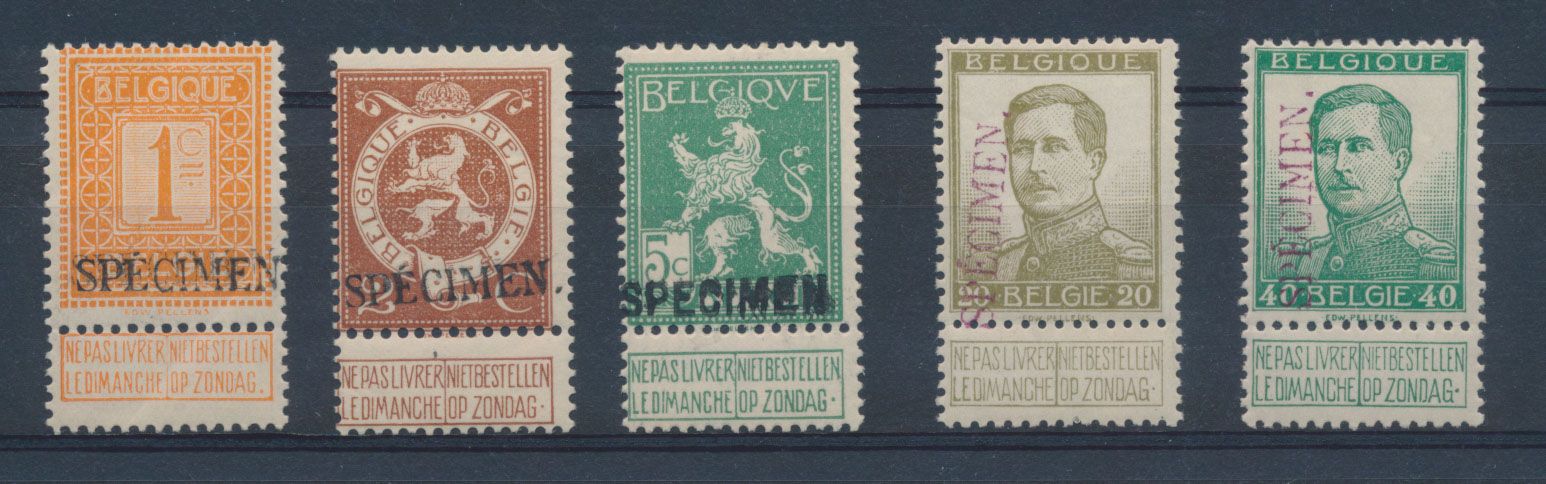 Nr. 108 **, 109 **, 110 ** mit 