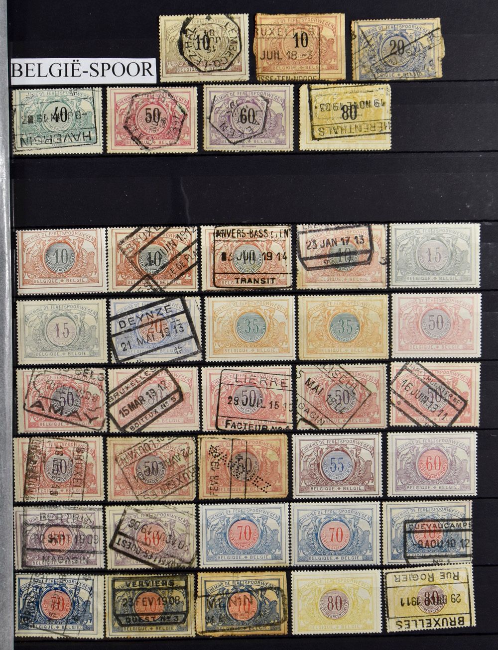 1897/1975, various issues and cancellations, in stockbook, vf/f/to be checked.