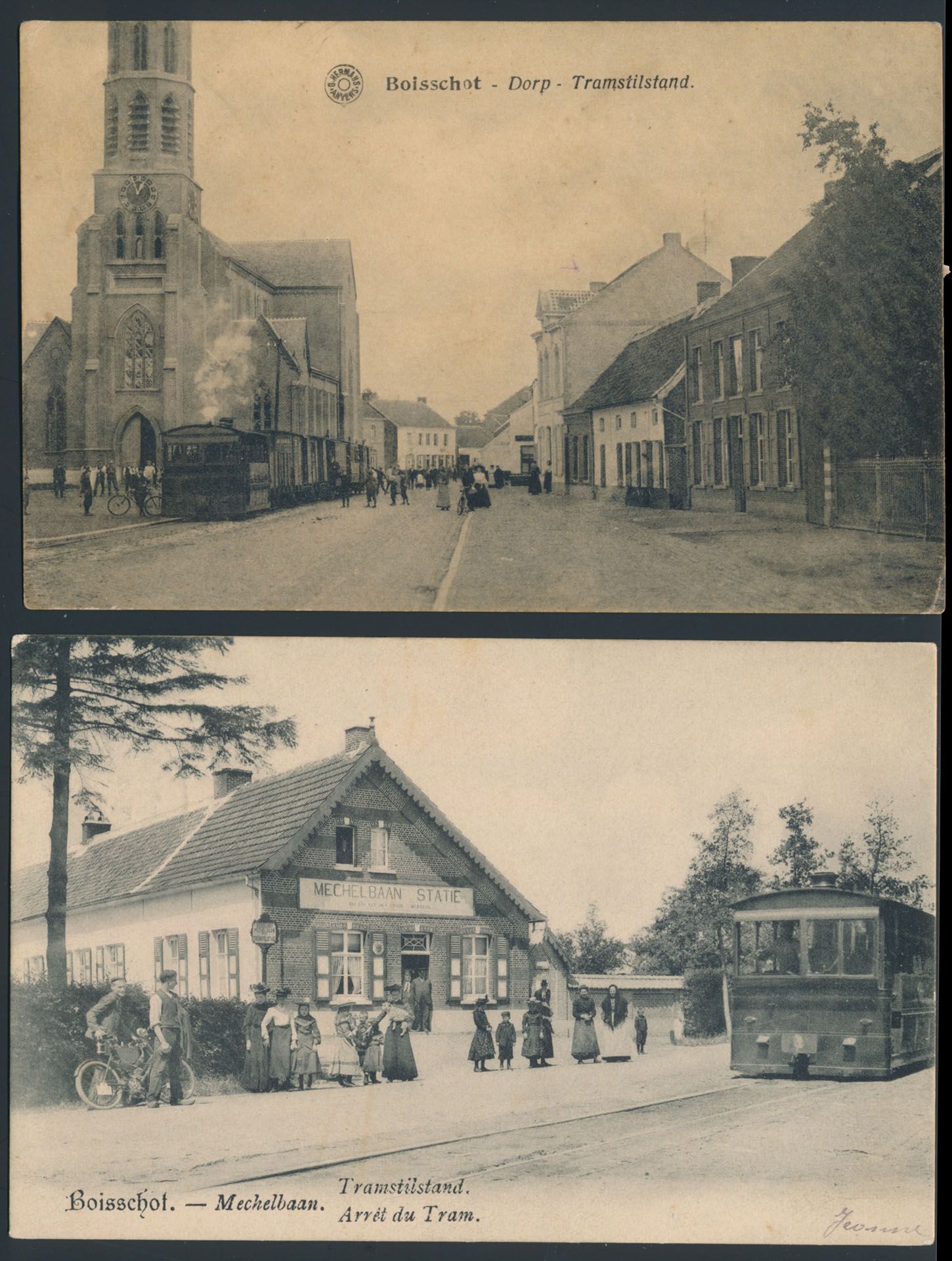 Provincie Antwerpen, Booischot, beide aan de tramhalte (2 stuks)