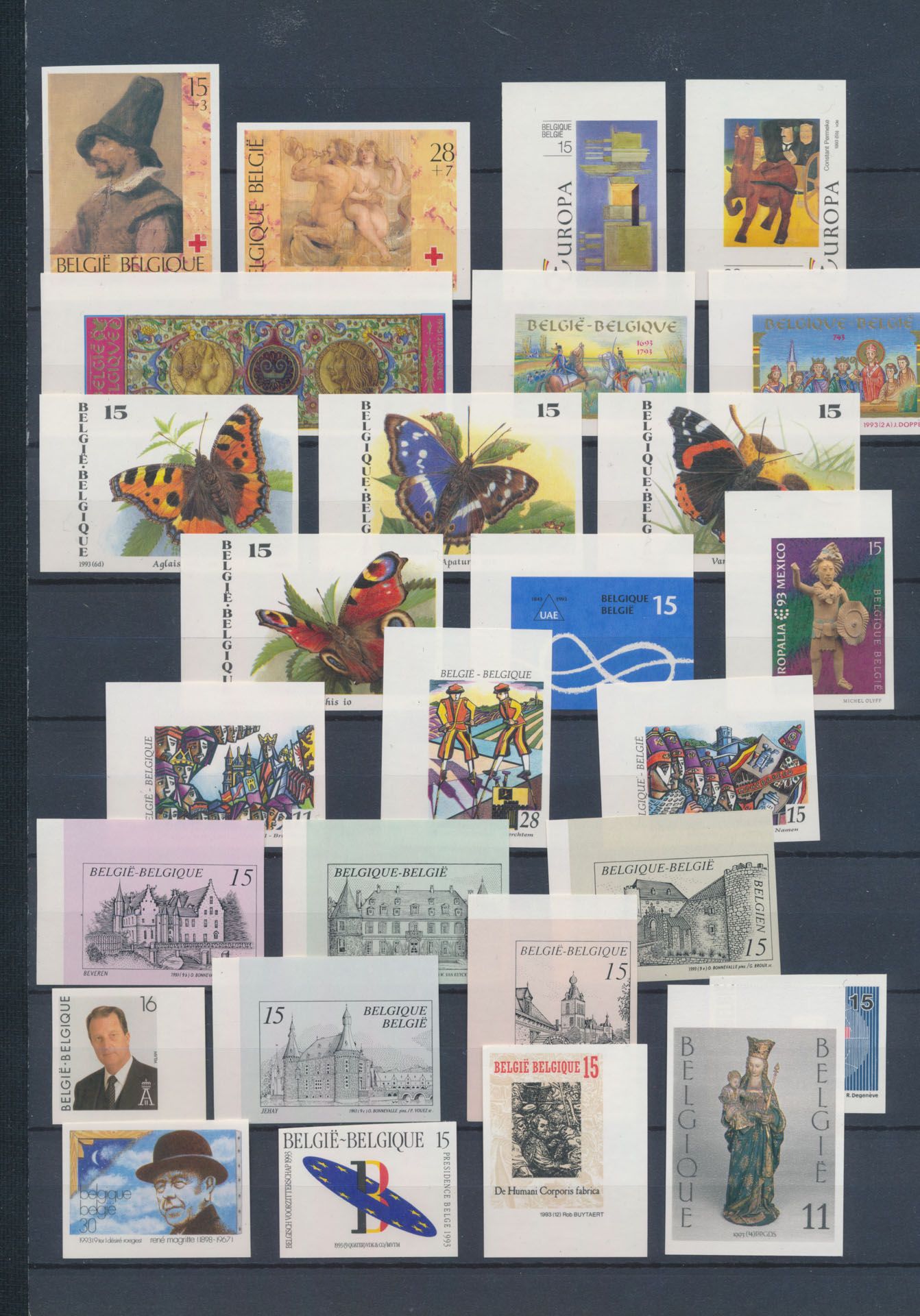 Accumulation 1993, 14 sets + 1 booklet, vf (OBP €635)