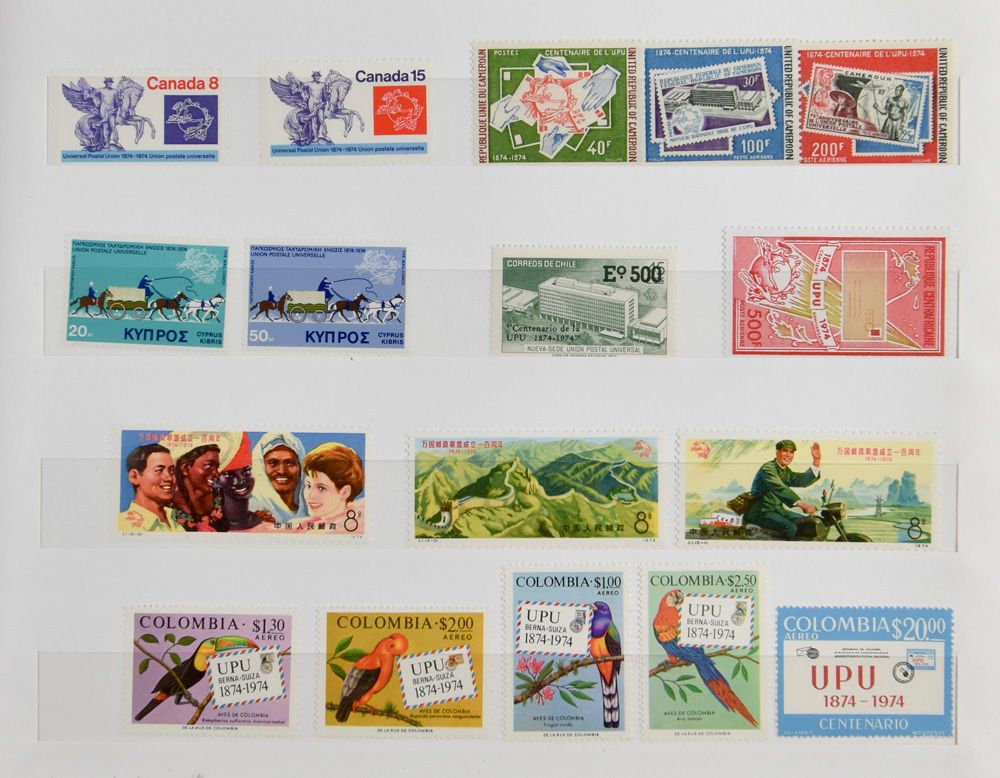 UPU 1974 Collection en album spécial, tb/b