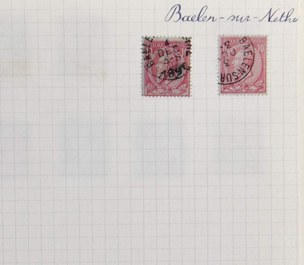 1849/1939, samenstelling diverse uitgiften, in 4 boeken en 1 map, w.o. N° 46 voor de stempelzoeker, zm/m/ntz.