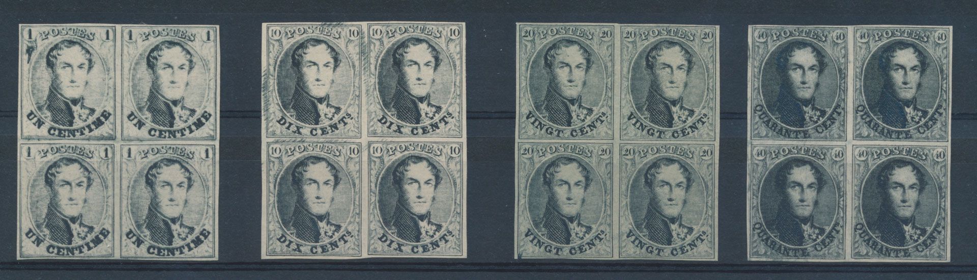 Herdrukken 1929 (16x) op dun wit papier, 