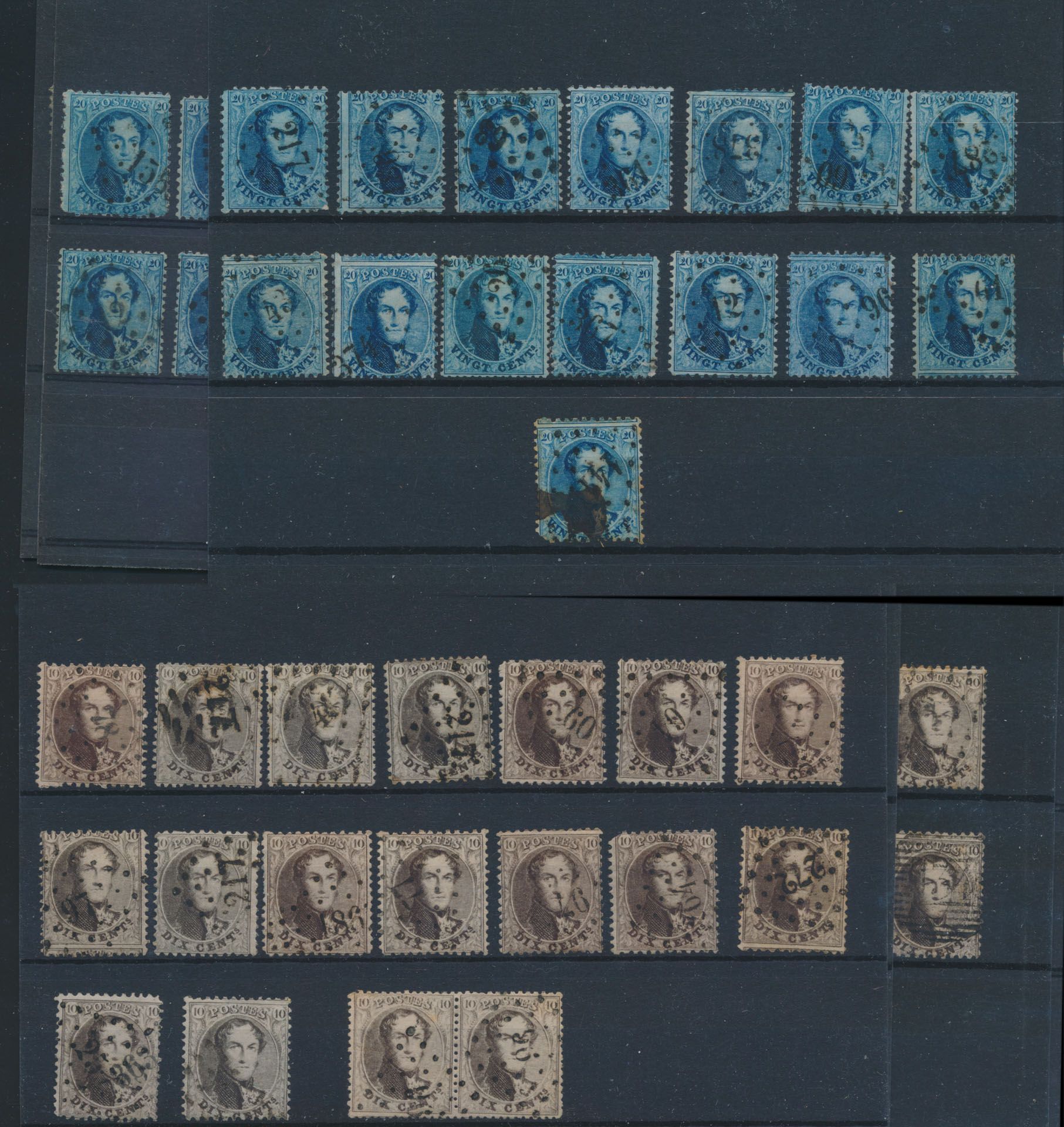 Collection de médaillons dentelés, 