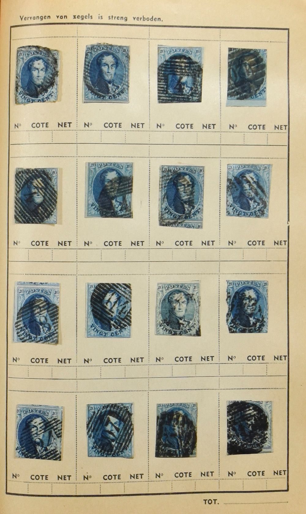 Voorraad in 66 ruilboekjes, alle periodes, w.o. 5 met medaillons, in zeer gemengde kwaliteit, m/ntz.