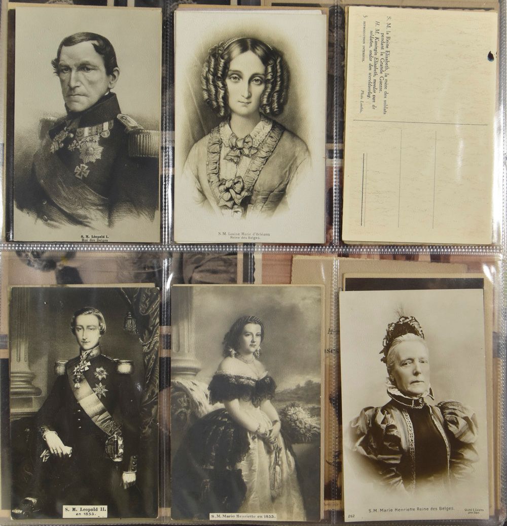 Diverse landen en onderwerpen, varia, w.o. het Koningshuis, redelijk wat Antwerpen, doodsprentjes, enz... (100den stuks)