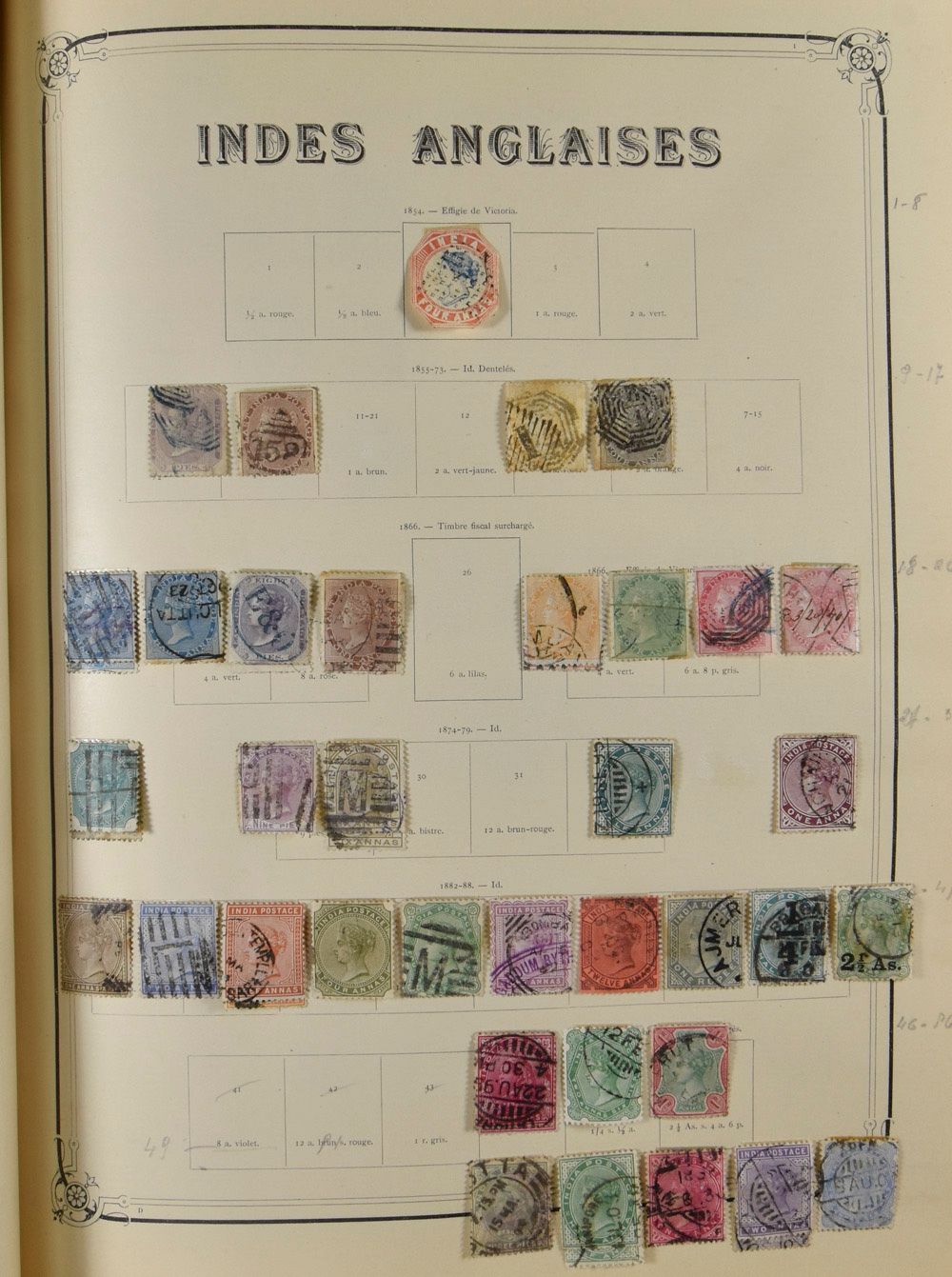 Collection in Yvert album incl. India, Indonesia, N.E.I. (from n° 1 and 2), Indochine, Vietnam, Japan (several better), Macau, Malaysia, Mongolia, vf/f/to be checked