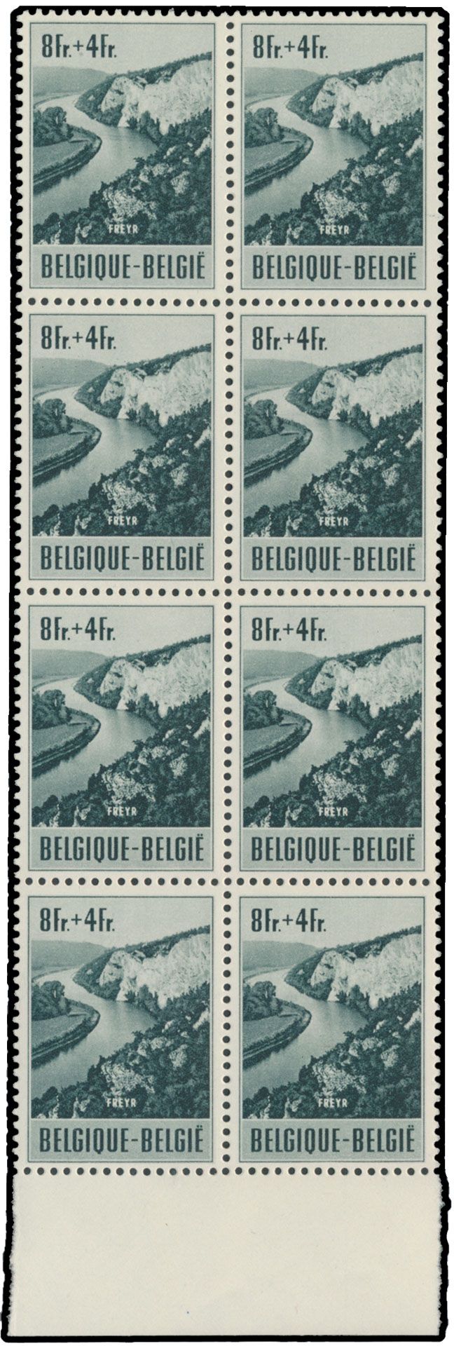 1945/1956 Uitgebreide voorraad in pergamijnzakjes, waarbij volledige reeksen o.a. reeksen x 8, ideaal voor wederverkoop, overwegend goede kwaliteit, zm/m/ntz (Enorme cataloguswaarde)