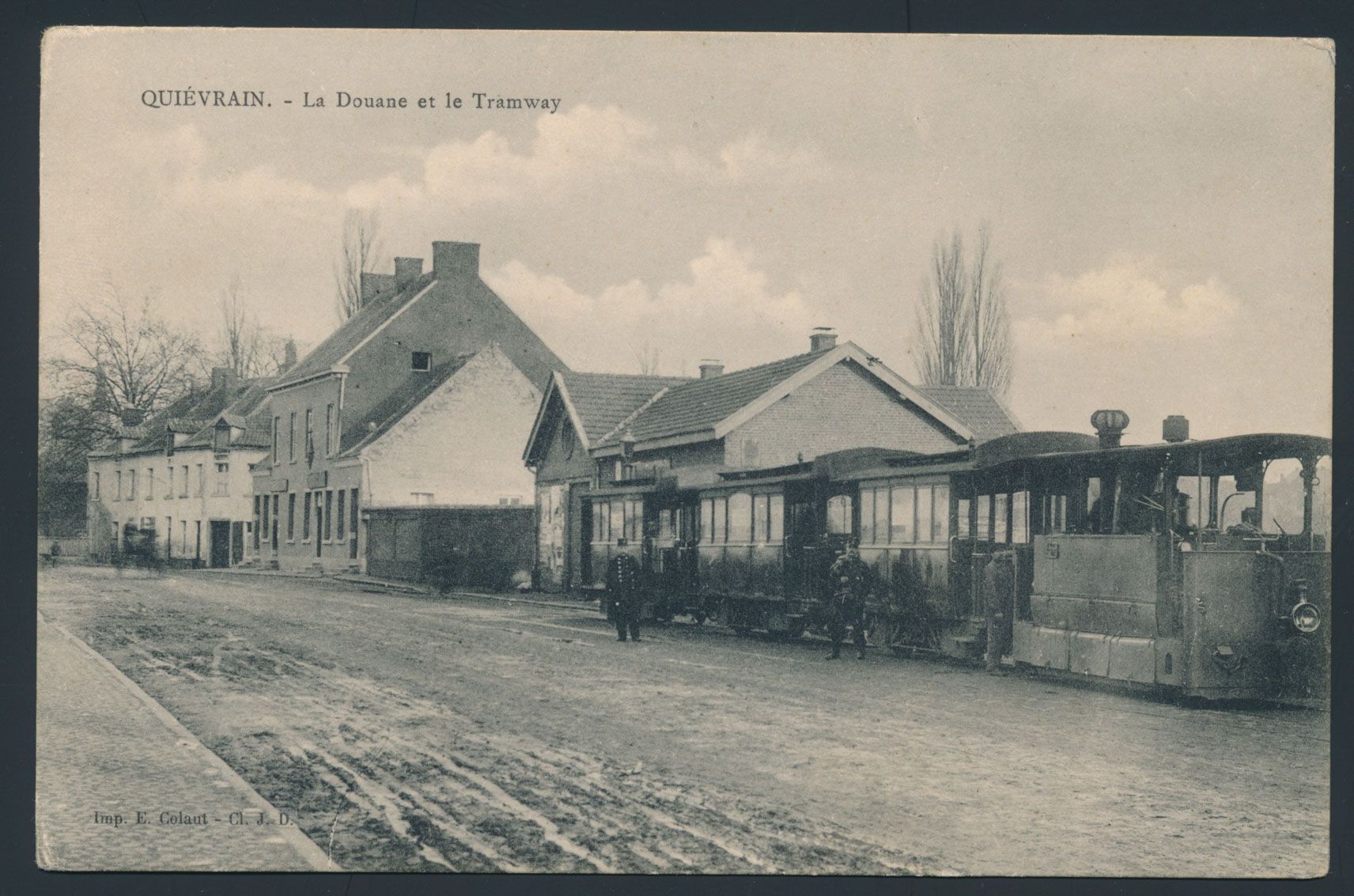 Provincie Henegouwen, Quiévrain, tram aan de douane (1 stuk)