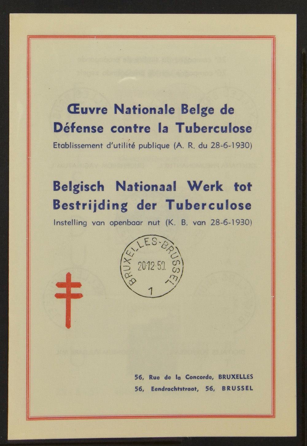 1950/1964 Verzameling HK in ringband met de antitering uitgiften, BL 31 en 32 op FDC's, zm (OBP €650)