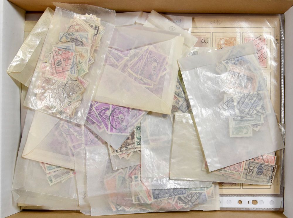 1879/1960, accumulation in pergamine bags, for the stamp finder, vf/f.