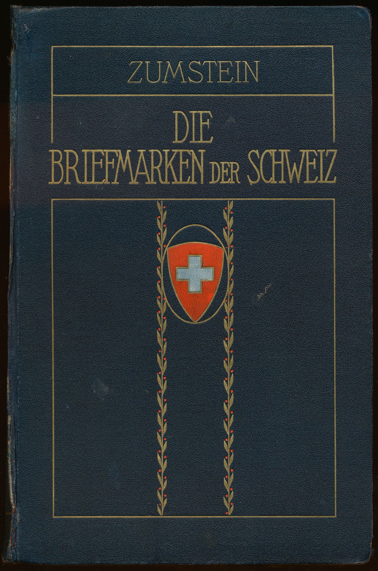 Zumstein, Die Briefmarken der Schweiz; Zumstein; 1924; gedrukt; ingebonden/gelijmd; Duits; 500 pag.; harde kaft; in redelijke staat