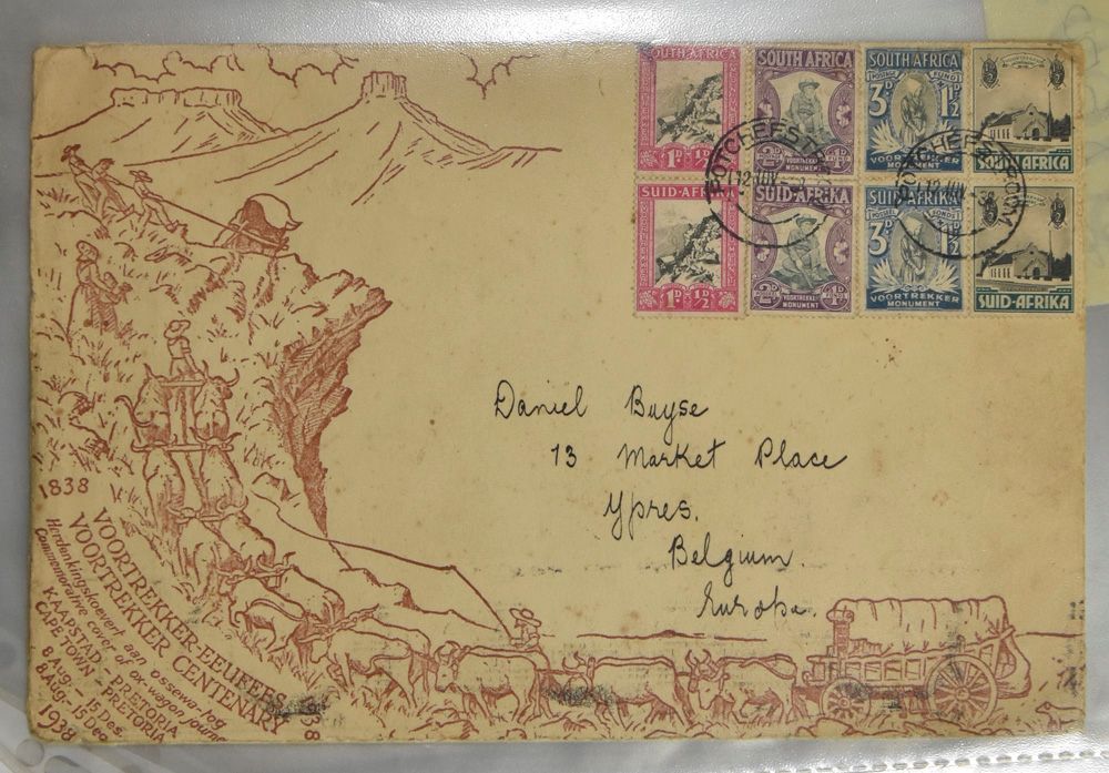 Verschiedene Länder und Epochen, Zusammenstellung in 7 Mappen, mit Marken, HK und Poststücken, darunter Belgien, einwandfrei/schön/zu kontrollieren.