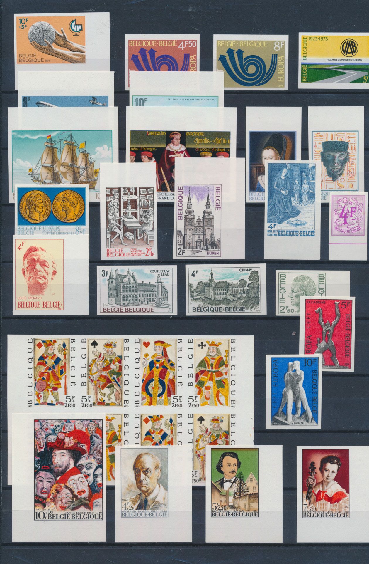 Accumulation 1973 to 1974, 29 sets, vf (OBP €930)