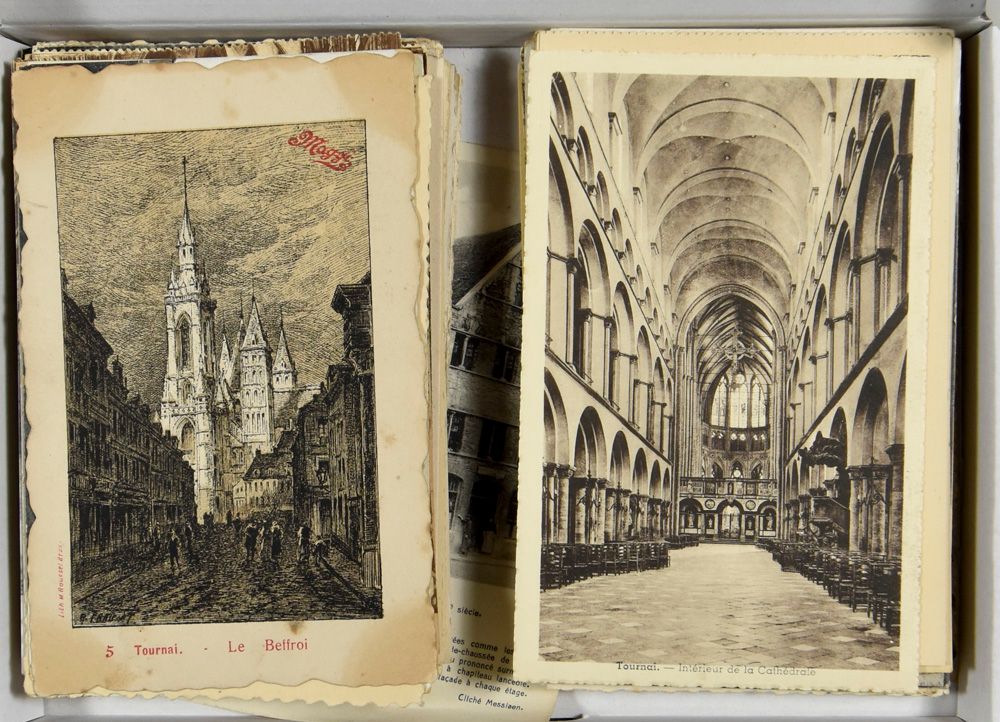 Tournai, vues diverses (110 pièces)