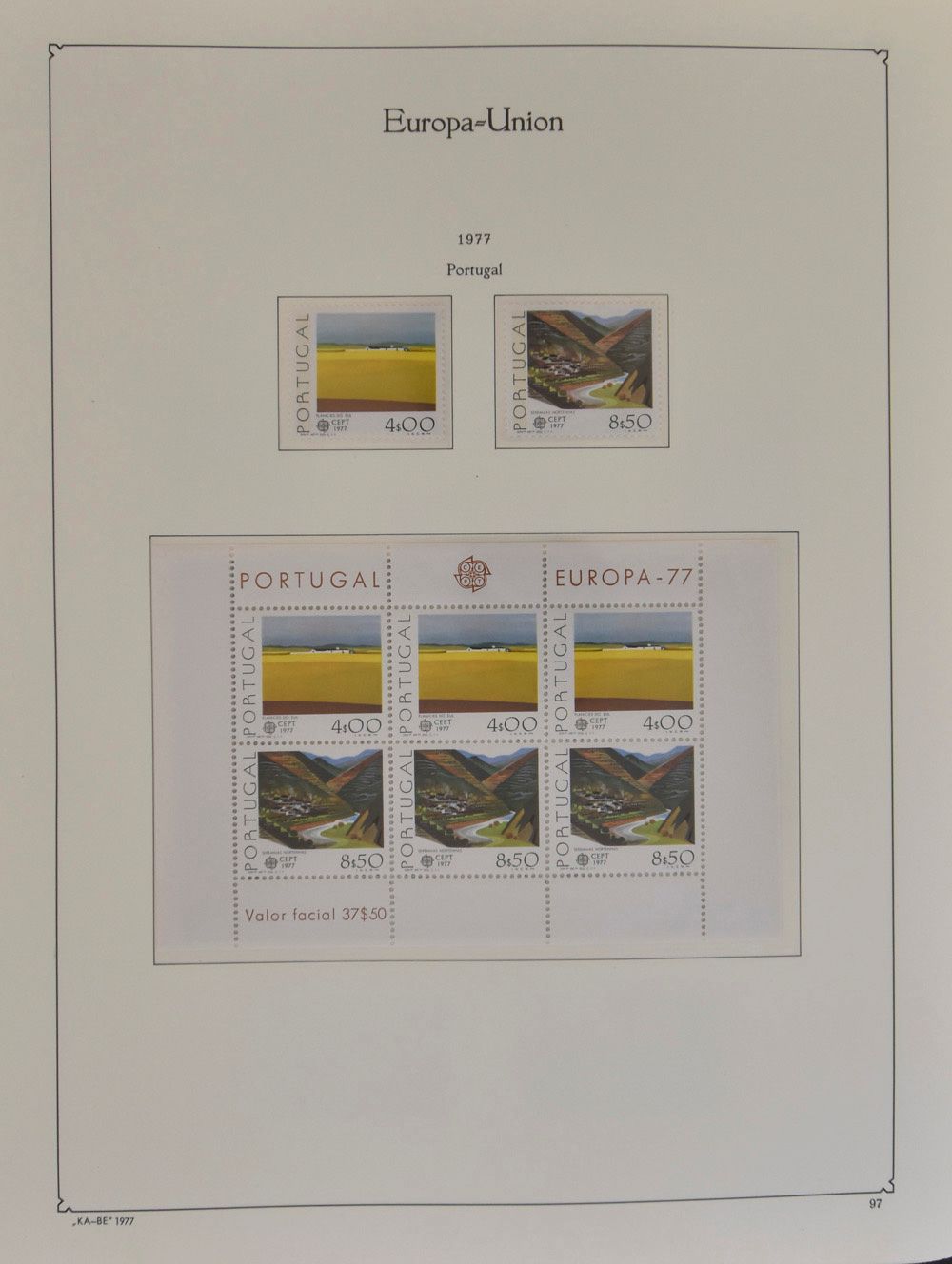 1956/1993 Prachtige verzameling in 4 LX KaBe albums, volledig zonder Spaans Andorra 1972, tevens wat voorlopers w.o. *, zm 