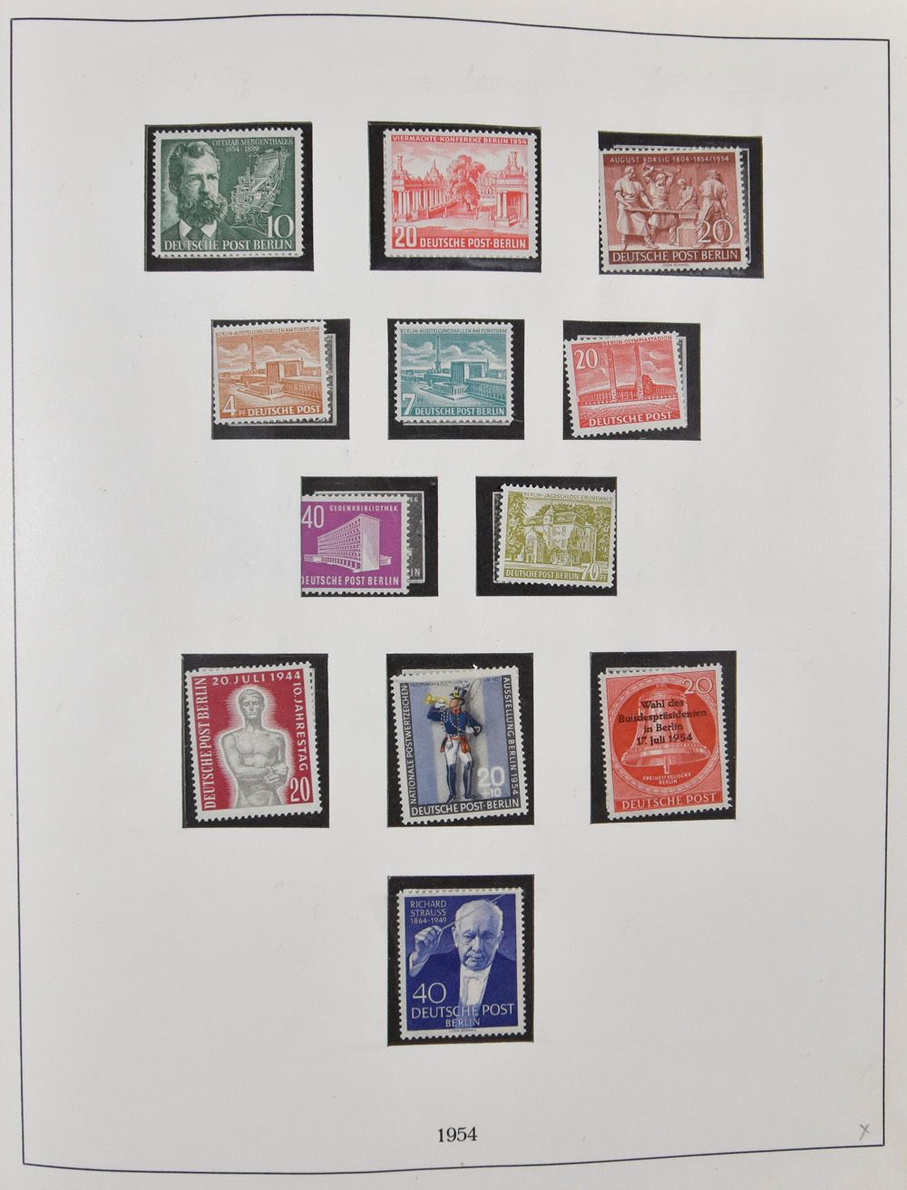 1948/1990 Début de collection dans 2 albums Leuchtturm, beaucoup de séries complètes, tb/m 