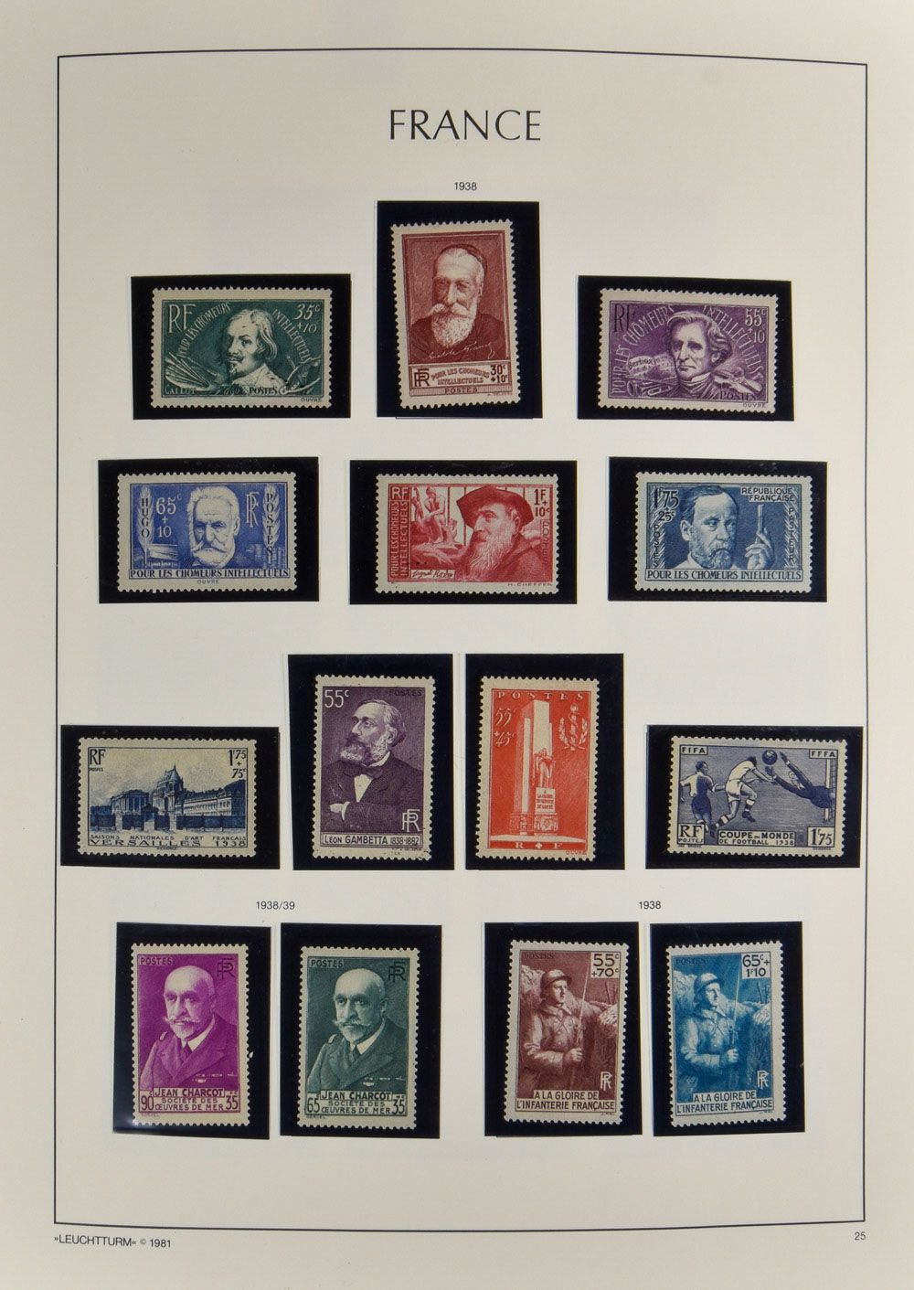 1938/1968 Mooie verzameling in Leuchtturm album o.a. Ader, alle 