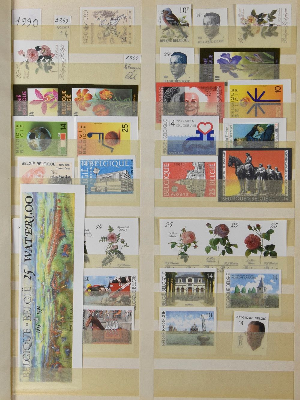 1990/1993 Collection of complete sets and 1 booklet in stockbook, vf (OBP €1,977.50)