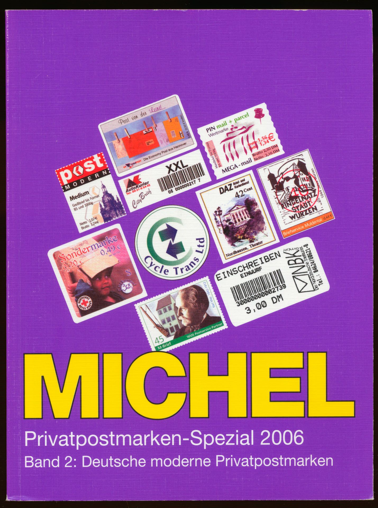Michel, Privatpostmarken-Spezial 2006, Band 2: Deutsche moderne Privatpostmarken; Thomas Burger; Schwaneberger Verlag GmbH; 2006; gedrukt; gelijmd; Duits; 232 pag.; zachte kaft; in goede staat