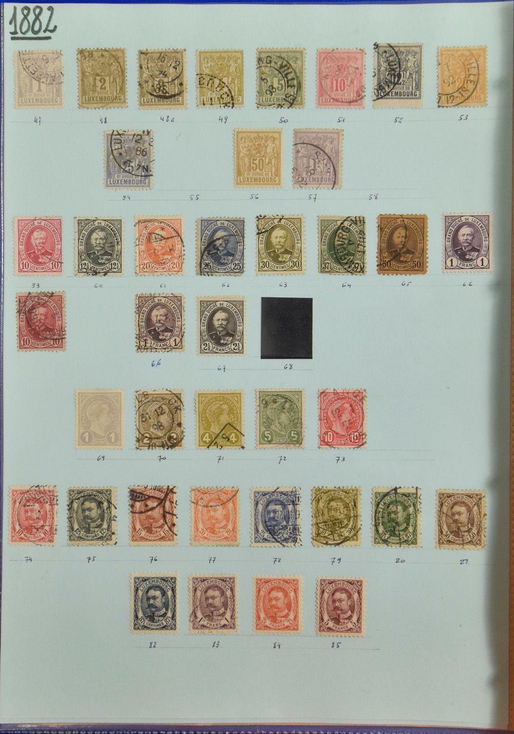 1852/2013, collection in binder, from classic, incl service and others, vf/f/to be checked.