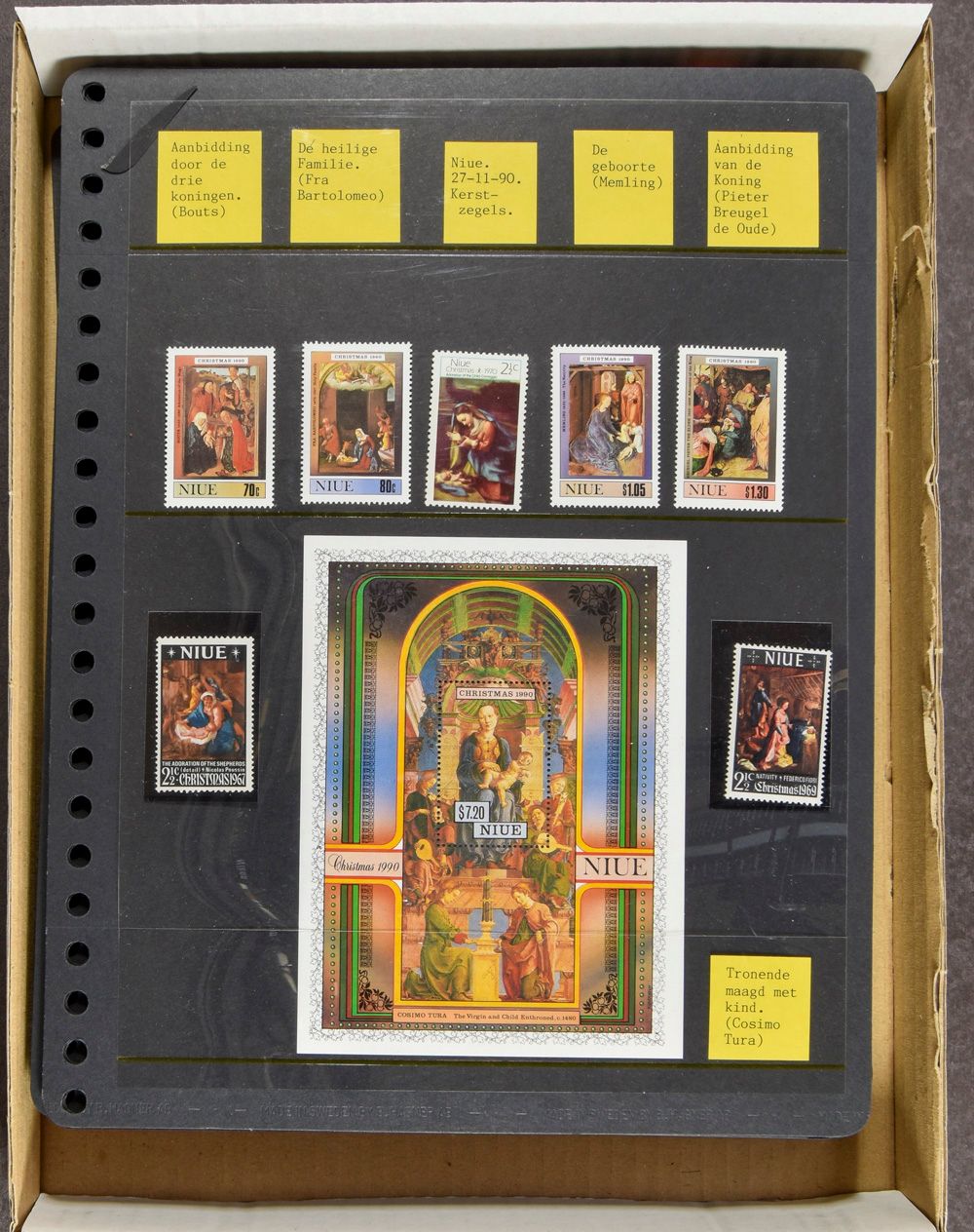 Religion : Weihnachtliche Sammlung auf Einlagen, einwandfrei, zm