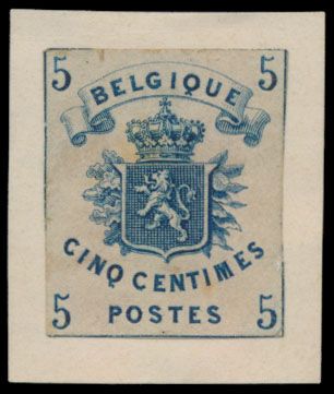 STES 1229, 1243 (2x), 1250, 1260, 1264 en één niet in STES catalogus, proeven van de matrijs, eerste ontwerp door J. Dargent, zm/m/ntz