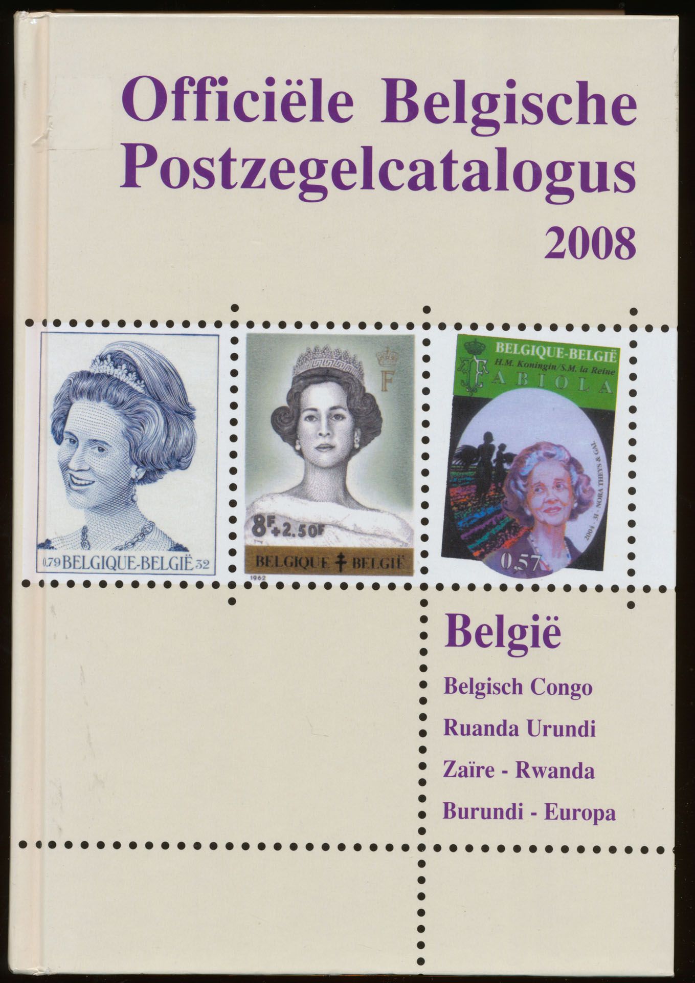 België OBP 2008 : Laatste catalogus waar de plaatnrs. van Poortman- Marchand- Elström en Velghe in vermeld werden