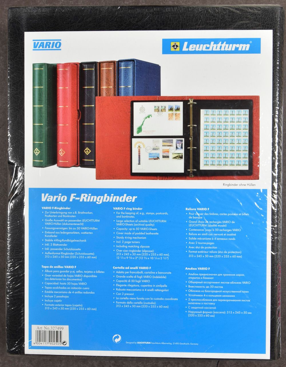Vario F-ringbinders (5x) nog in verpakking (nieuwprijs: €34 per stuk)