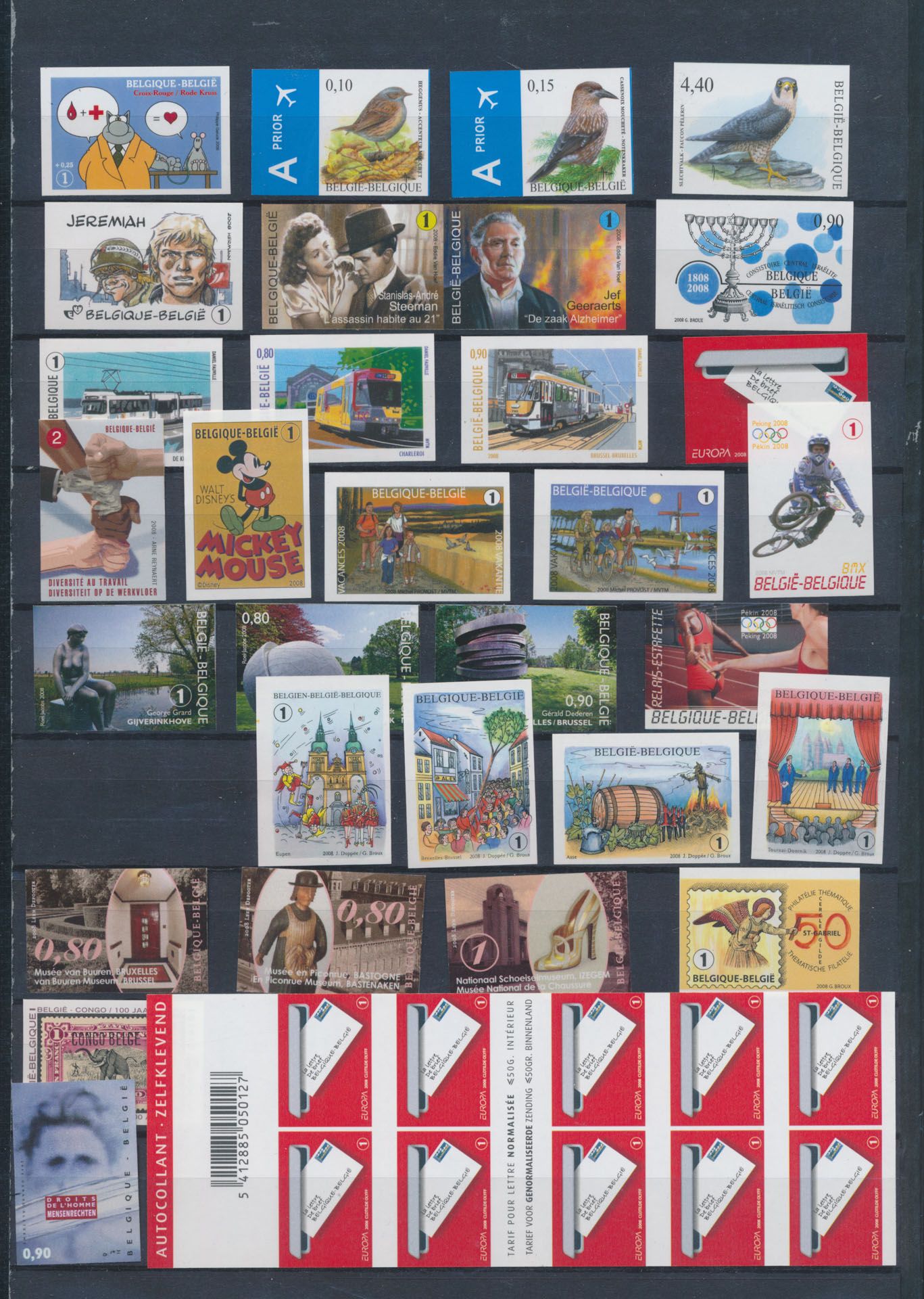 2008 (zonder BL 163) met 14 blokken en 11 boekjes, zm (OBP €2.725)