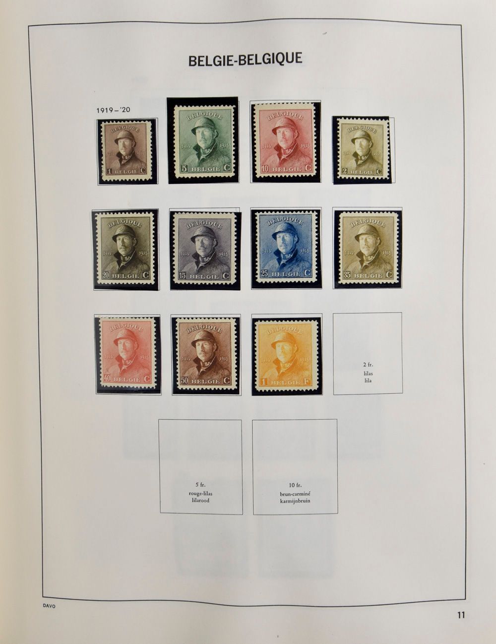 1858/1989 Verzameling in Davo album, waarbij veel postfrisse reeksen + blokken (nominaal), zm/m/ntz