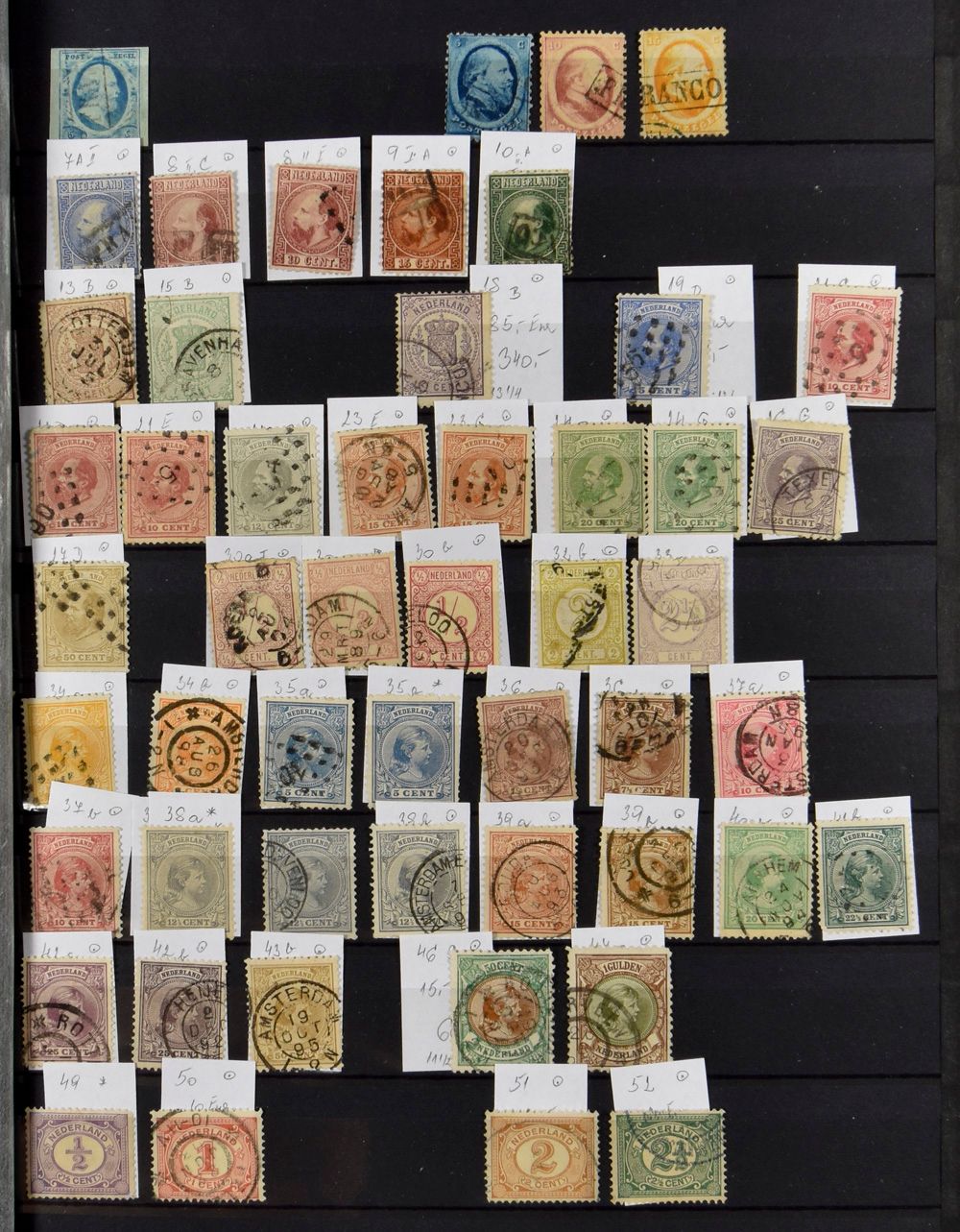 1852/1990 Collection en classeur comprenant le n° 6, tb/b/àv