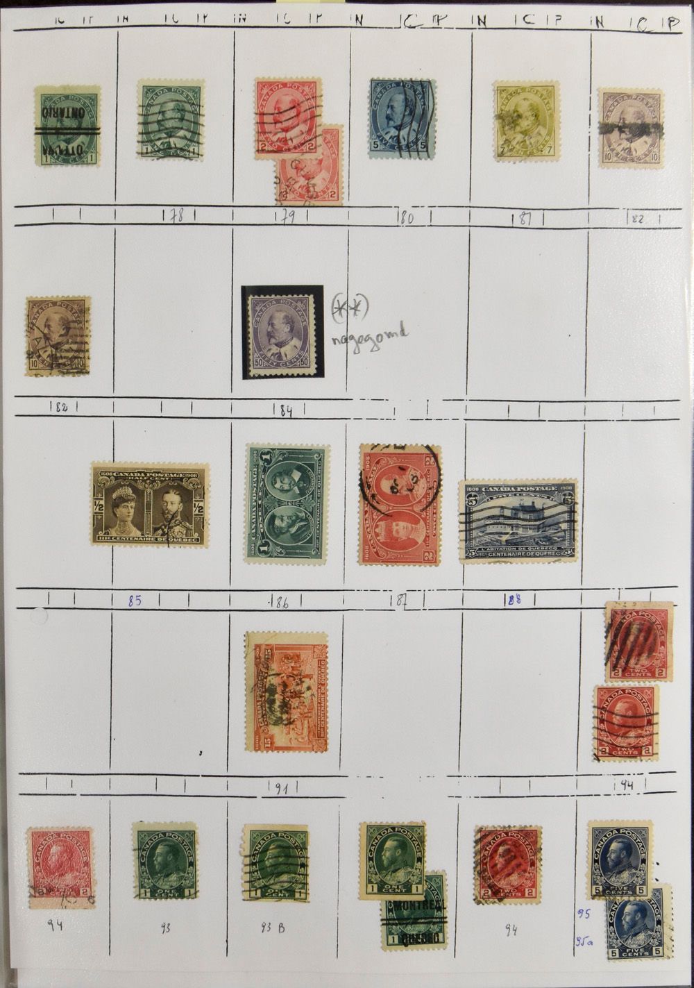 1851/2010 Collection dans un classeur comprenant de nombreuses petites reines, zm/m/ntz