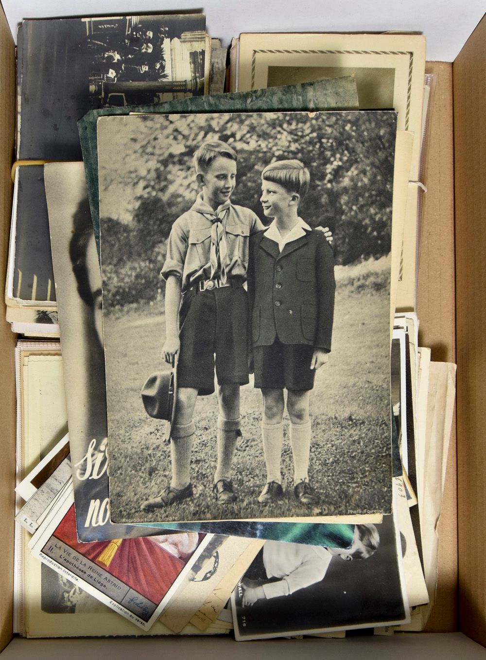 Famille royale, y compris quelques rares photocartes et tirages (240 pièces)