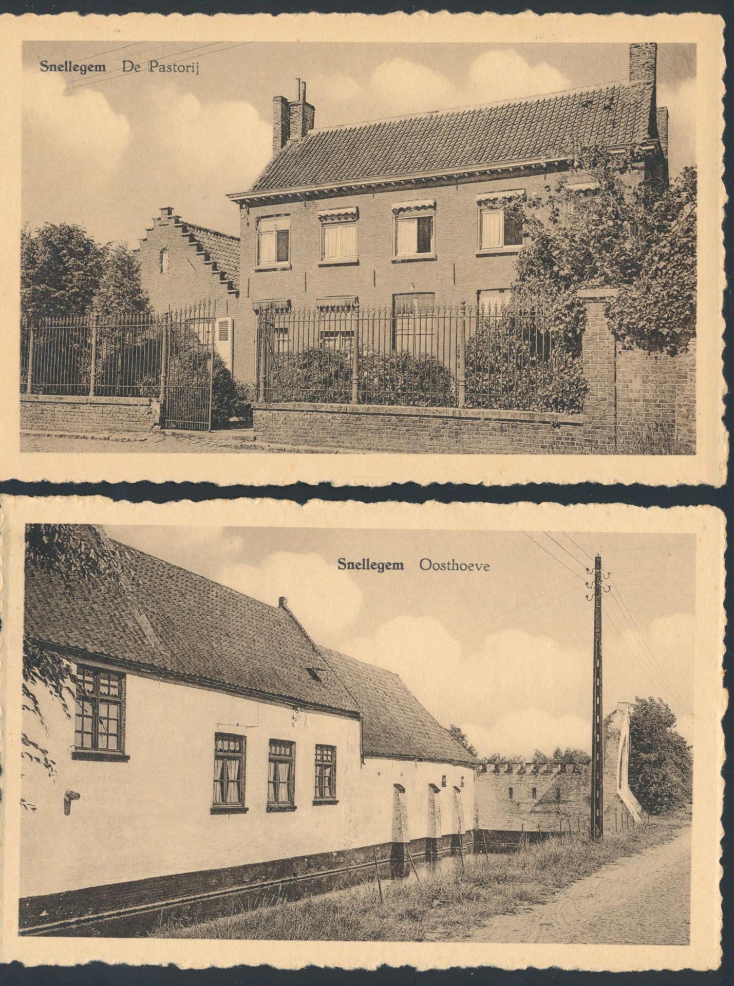 Snellegem, y compris le moulin, le château, etc... (10 pièces)